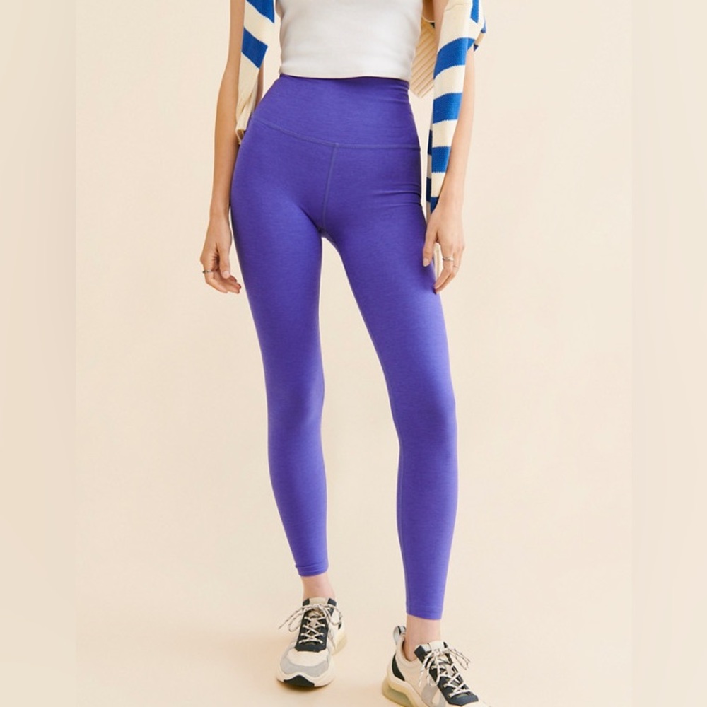 Beyond Yoga Purple Spacedye High-Waisted Leggings Size Small